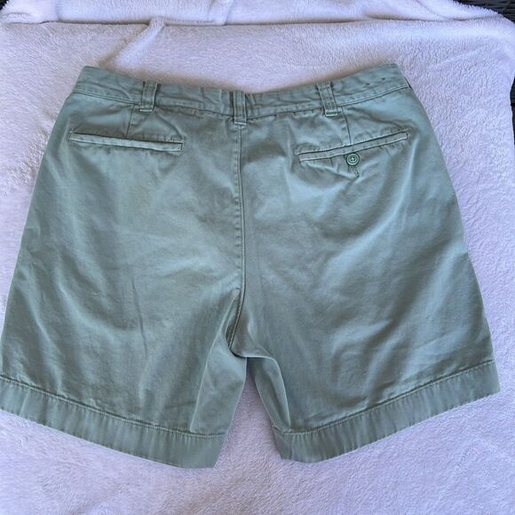 J. CREW Stanton Men's light blue/green 100% Cotton Twill Chino Shorts Size 34 - Picture 6 of 7